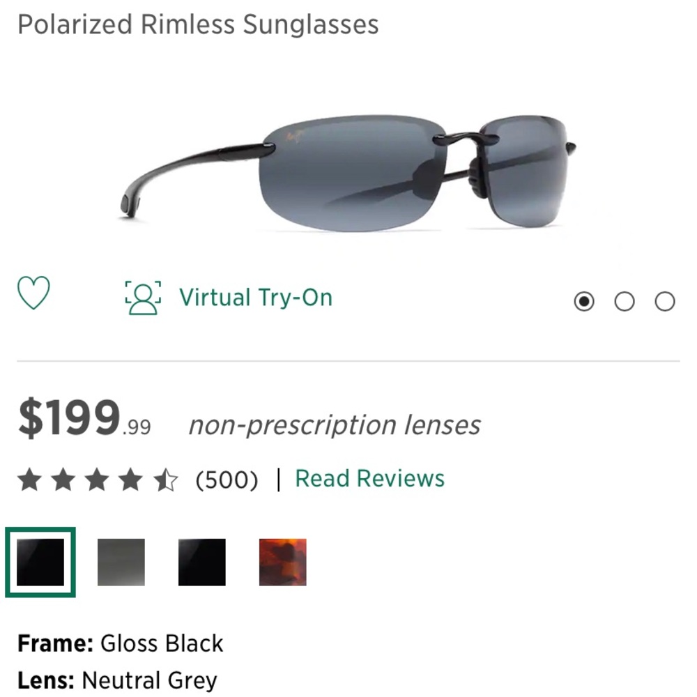 Rimless Sunglasses